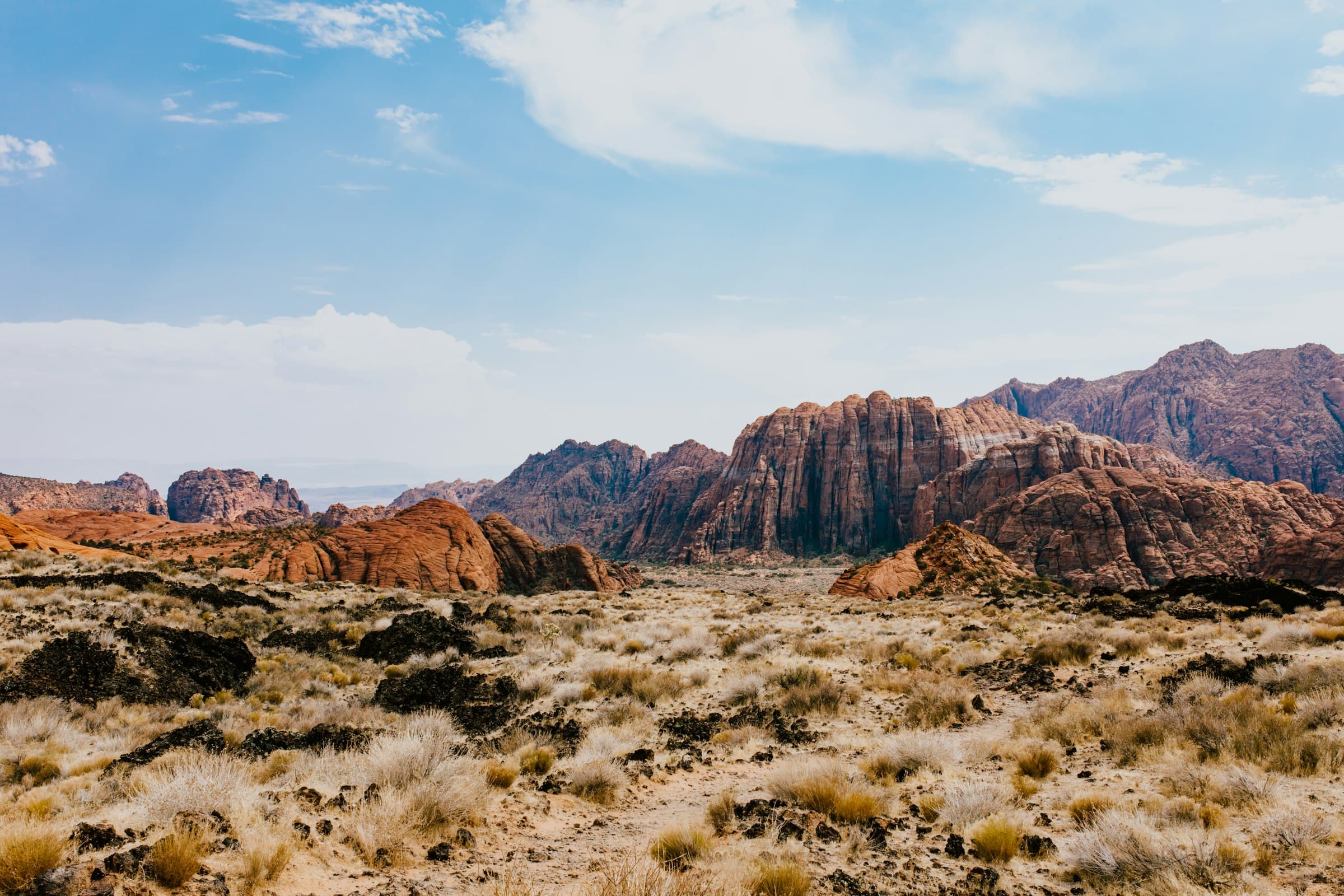 Red cliffs outside St. George, Utah